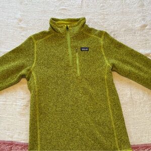 Patagonia 1/4 zip Better Sweater Green